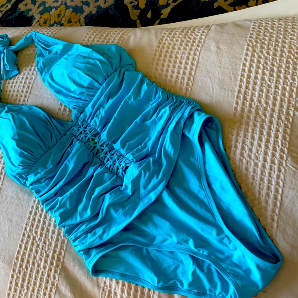 One piece with tummy control